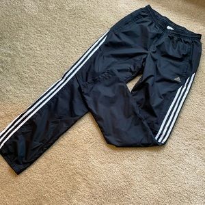 Adidas swishy track pants size XS